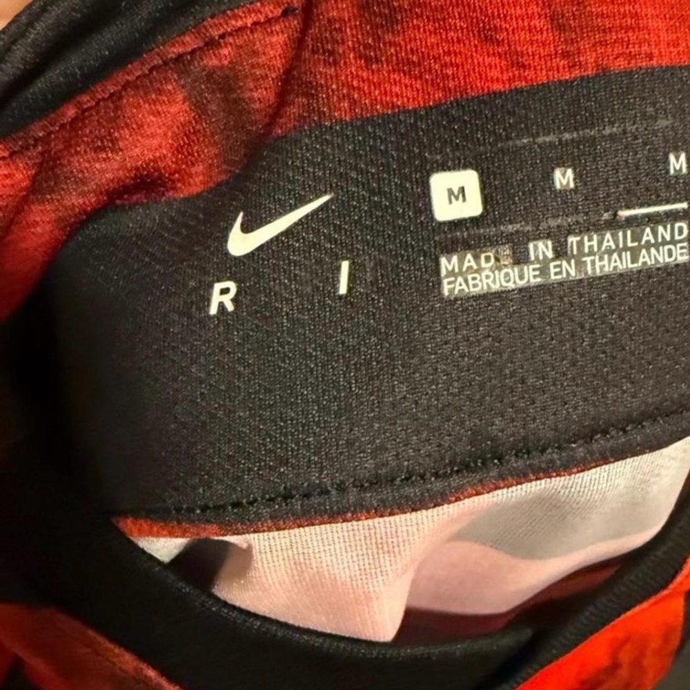 Nike Kids Red & Black Soccer Jersey with Providence Health Sponsor - Picture 4 of 4